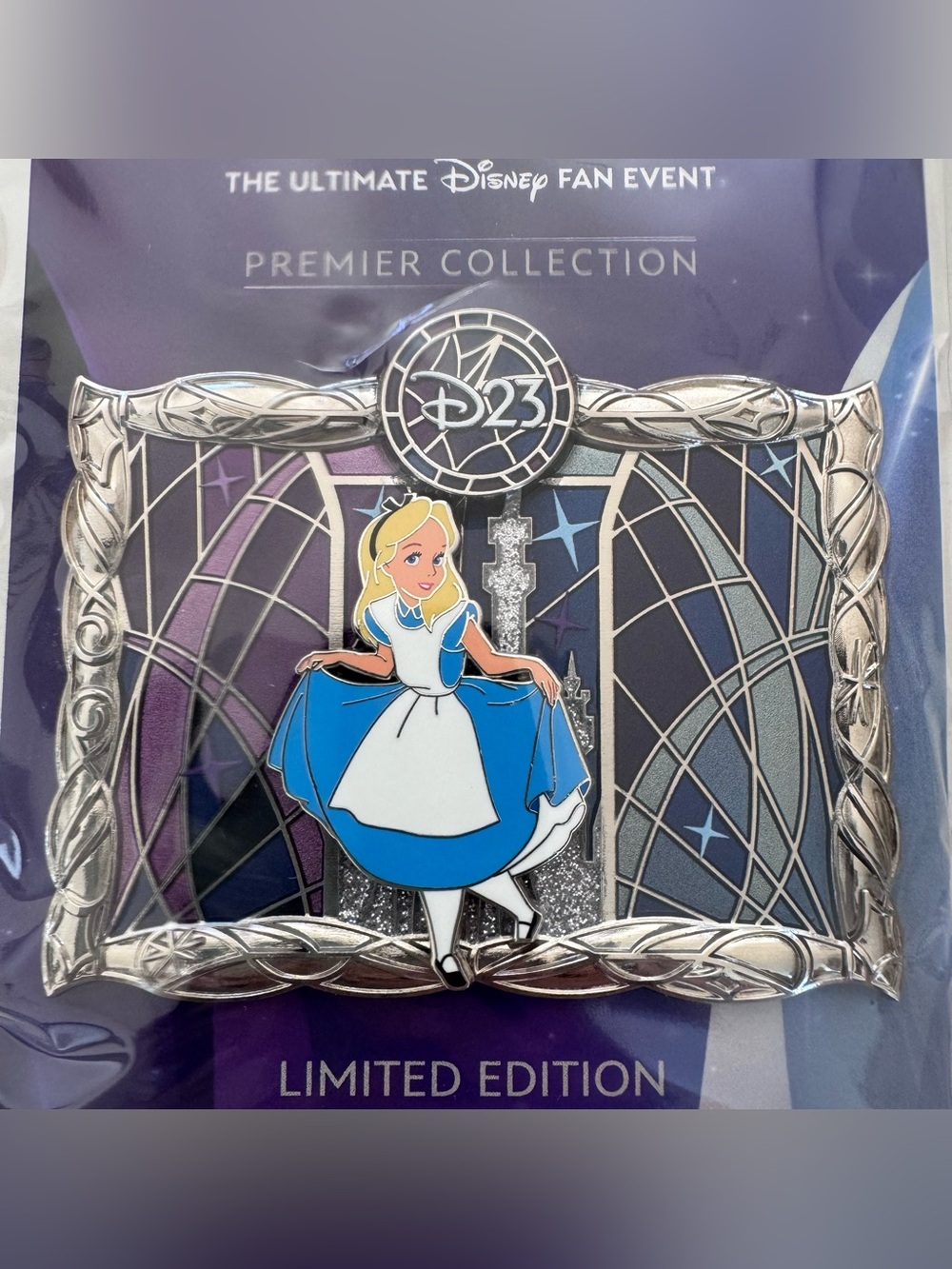 D23 THE ULTIMATE DISNEY FAN EVENT PREMIER COLLECTION PIN ALICE LE  1000